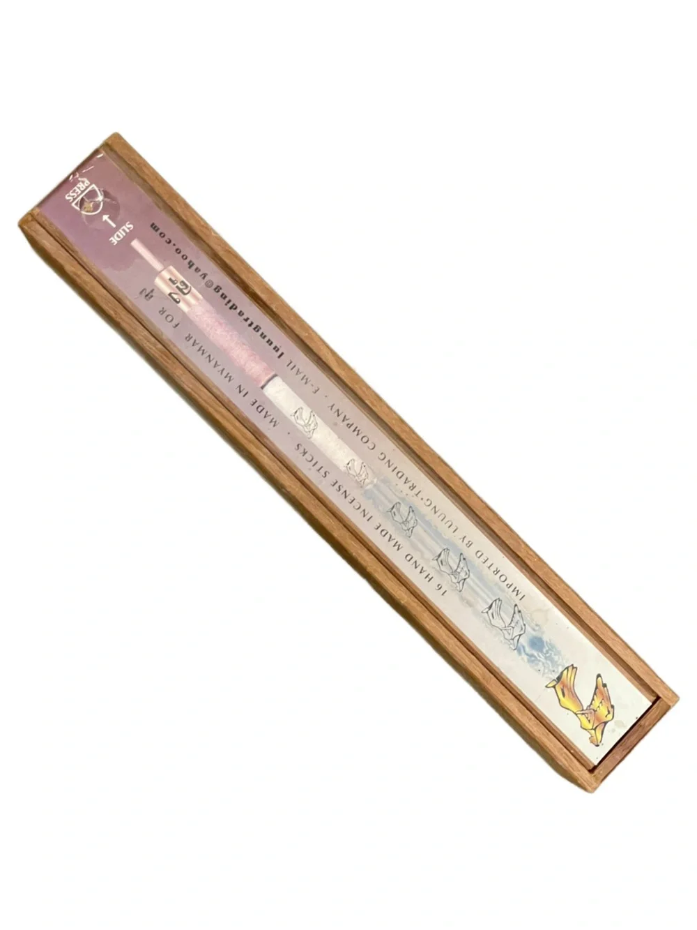 Pier 1 Box of 13 Handmade Incense in Keepsake Wooden Box - Made in Myanmar